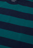 RUSSO GREEN STRIPE LONG SLEEVE TEE