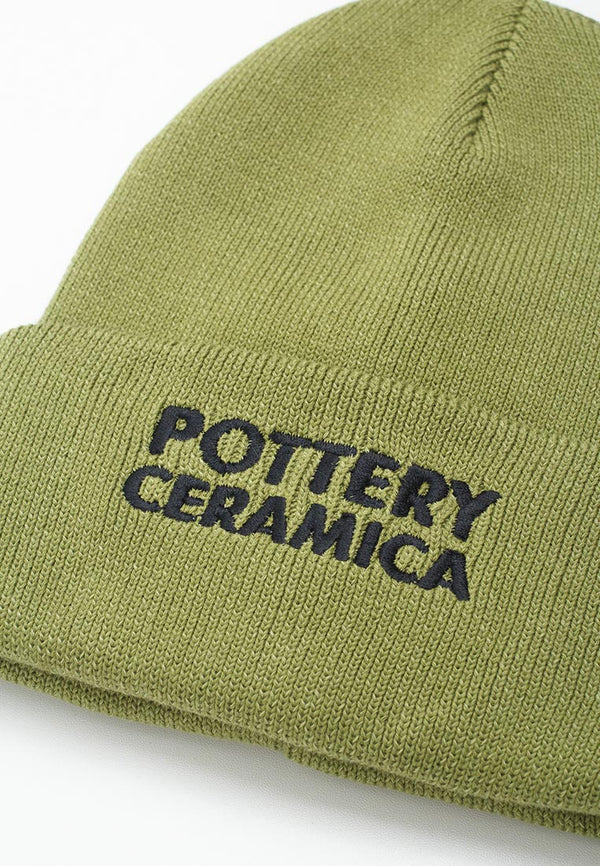 MOSKAV BEANIE POTTERY GREEN