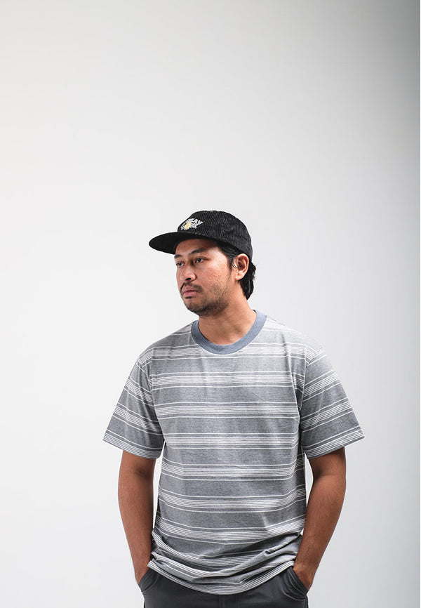 BLUMIST GREY STRIPES TEE