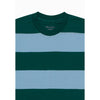 Moskav Huby Bottle Green Stripe Tee