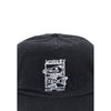 Moskav Quite Fishy Black Wash 6 Panels Hat