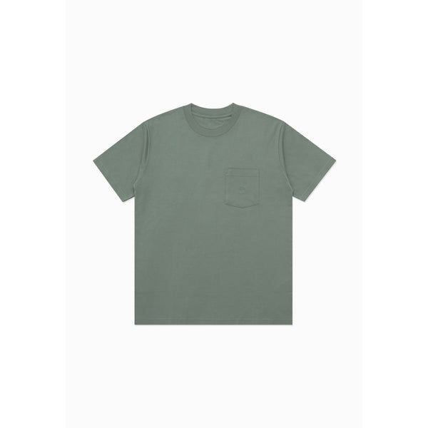 Moskav Round Logo Sage Pocket Tee