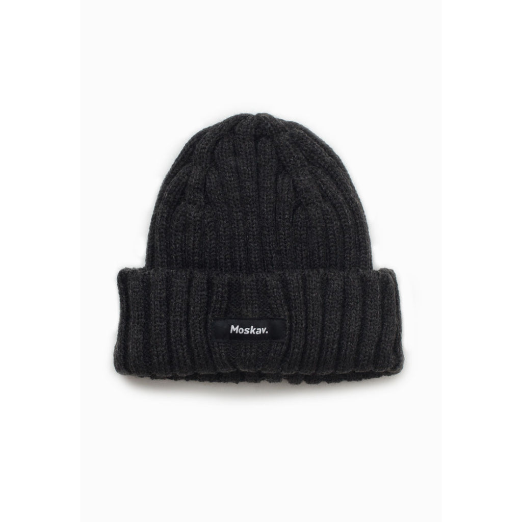 Moskav Pecknold Dark Grey Beanie Hat