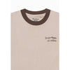 Moskav Les Sardines Light Brown RInger Tee