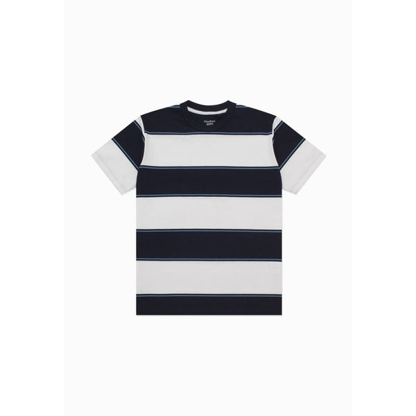 Moskav Elford White Stripe Tee