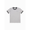 Moskav Weston Ringer White Stripe Tee
