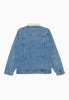 EMPIRE BLUE DENIM TRUCKER SHERPA JACKET