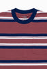 Moskav Cascade Maroon Stripe Tee