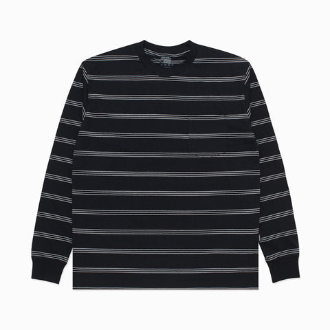 Moskav Burns Black Stripe Long Sleeve Tee