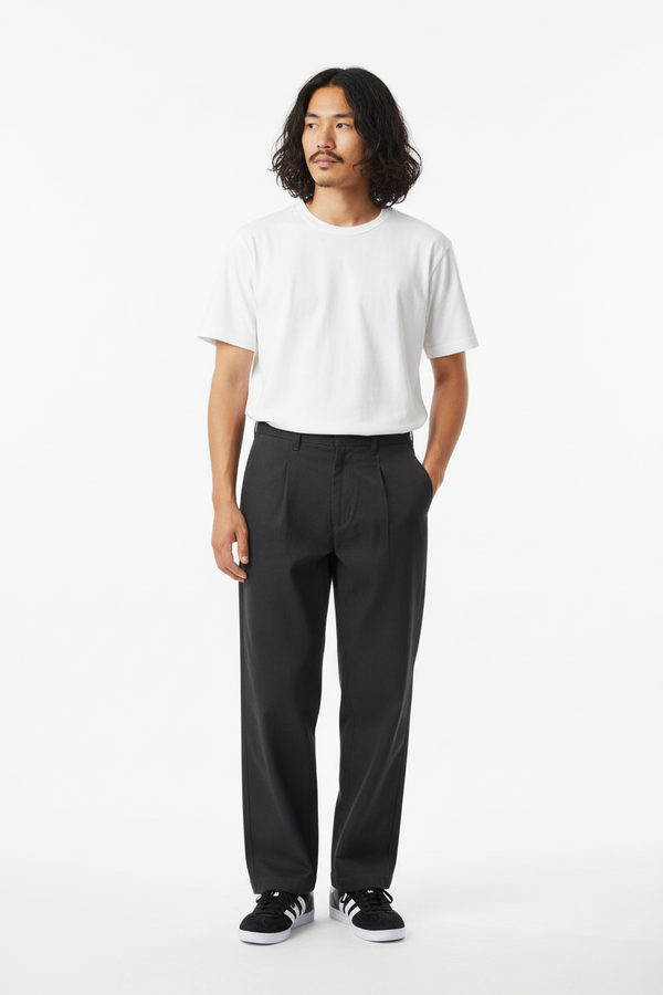 Moskav Garner Charcoal Chino Regular Work Pants