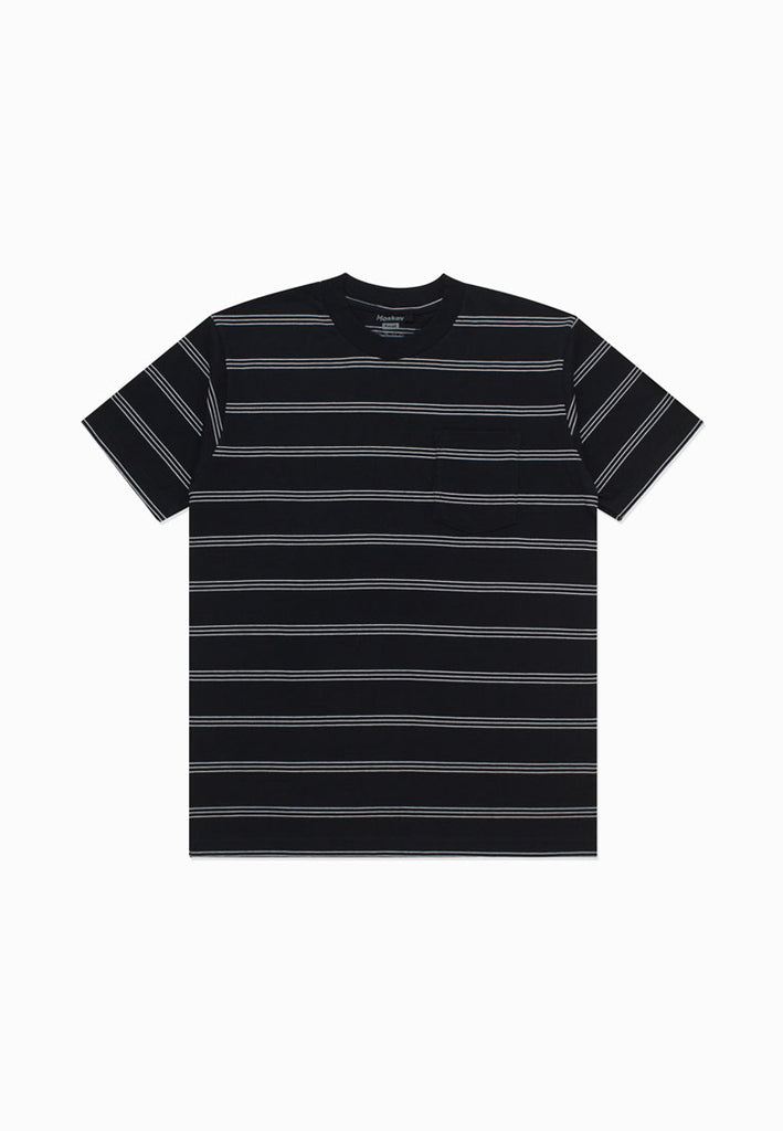 Moskav Burns Black Stripe Tee