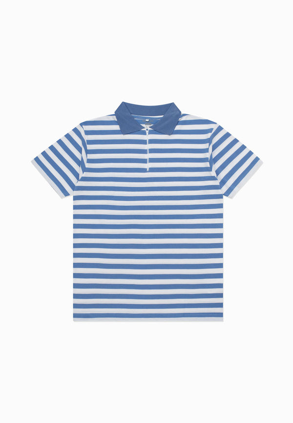 Moskav Wick Blue Polo Stripe