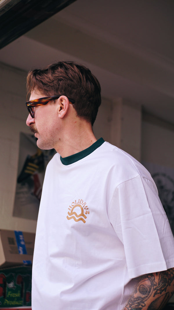 Moskav Sunny Holiday White-Green Tee