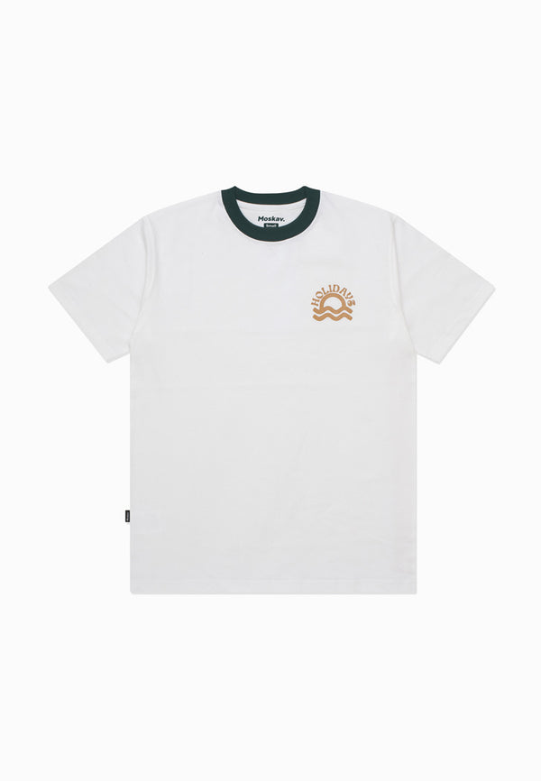 Moskav Sunny Holiday White-Green Tee