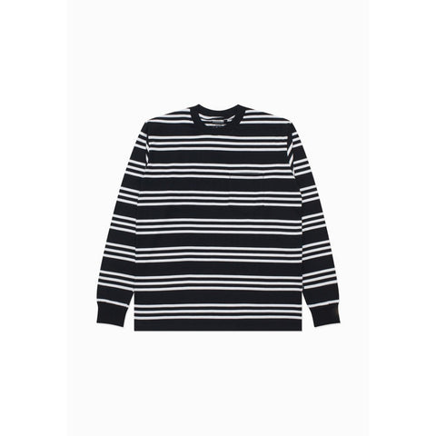 Moskav Toney Black Stripe LongSleeve Tee