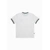 Moskav Modern Waves White-Green Ringer Tee