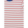 Moskav Ascot Red Blue Stipe Tee