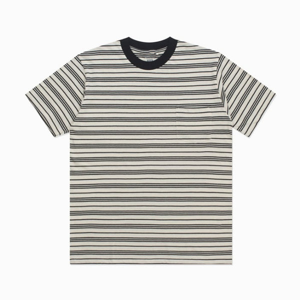 Moskav Across Black-White Stripe Tee