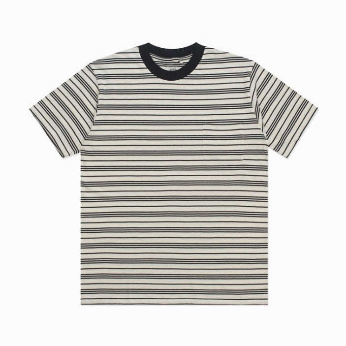 Moskav Across Black-White Stripe Tee