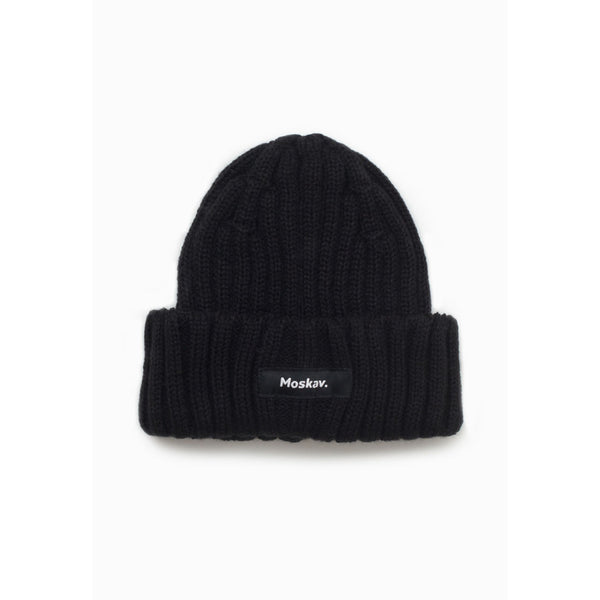Moskav Pecknold Black Beanie Hat