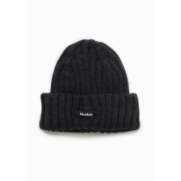 Moskav Pecknold Dark Grey Beanie Hat